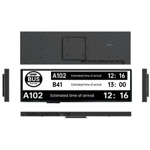 Papier d'affichage à encre E de 28 pouces Petites tailles Affichage numérique à encre E en noir et blanc Epaper Outdoor Bus Stop Use Support API & SDK - Product Image 1