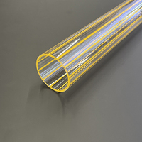 Abat-jour en acrylique coloré de haute qualité personnalisable Tubes carrés en acrylique PMMA Tube lumineux LED en plastique