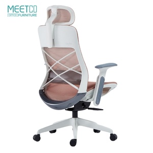 Chaise de bureau ergonomique en maille intégrale au design moderne avec support lombaire, chaise de direction pivotante pour usage domestique, vente en gros - Product Image 5