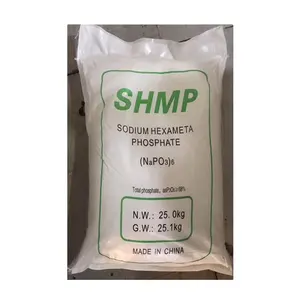 CAS No 10124-56-8 Grado reactivo SHMP Producto Hexametafosfato de fosfato de sodio
