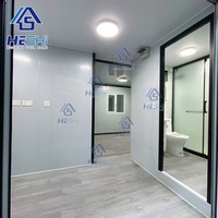Yeni Tasarım Prefabrik Küçük 20Ft 40Ft Genişletilebilir Konteyner Ev Prefabrik Dış Mekan Ev Banyo İnşaatı Emlak