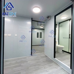 Nouvelle conception de maison préfabriquée extensible en conteneur de 20 pieds et 40 pieds, maison préfabriquée extérieure, construction de salle de bain, immobilier - Product Image 6