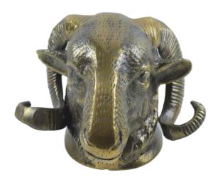 อลูมิเนียมติดผนังรูปสัตว์หัวแกะโลหะ,อุปกรณ์ยึดผนังโลหะสำหรับบ้านและโรงแรม - Product Image 3