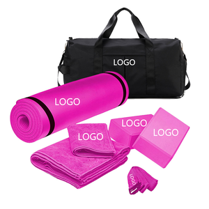 Set de Ejercicio <span class=keywords><strong>para</strong></span> Interiores XLAN Nbr: Colchoneta de <span class=keywords><strong>Yoga</strong></span>, Bloque de <span class=keywords><strong>Yoga</strong></span>, Toalla, Cinturón de Estiramiento y Bolsa de Entrenamiento - Product Image 1