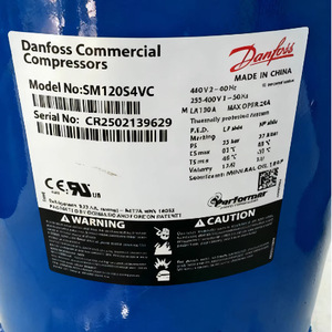 คอมเพรสเซอร์ทำความเย็นเชิงพาณิชย์ Danfoss รุ่น SM110S4VC แบบสโครล สำหรับเครื่องปรับอากาศ - Product Image 2