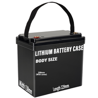 DIY 12 volts lifepo4 12 v 24V boîtier de batterie vide boîtier plastique 55A boîtier de batterie lithium ABS coque