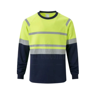 Types de styles sweat-shirt à manches longues vêtements réfléchissants chauds avec polaire simple face personnalisable de niveau D pour le temps froid - Product Image 1