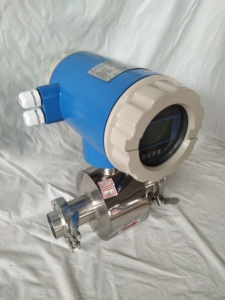 316ss thép không gỉ PTFE lót loại kẹp điện từ vệ sinh từ nước thải lưu lượng kế đo lưu lượng giá - Product Image 5