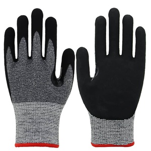 Thời Trang Mới Hppe Cao Su Tráng Cắt Chịu Mài Mòn An Toàn Làm Việc Găng Tay Cấp 5 Chống Cắt Găng Tay Chống Trượt Chống Tác động Guant De Trabajo Guant De Trabajo - Product Image 5