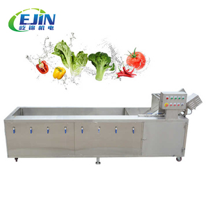 Lavadora de frutas vegetales frescos Máquina de limpieza de burbujas de aire de zanahorias de dátiles secos completamente automática - Product Image 1