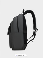 Mochila para Portátil Personalizada con Logotipo para Hombre, Impermeable, Gran Capacidad, de Cuero PU, para Viajes, Negocios, Casual, Escuela
