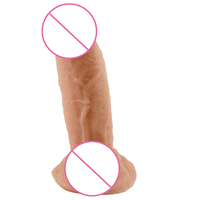 Sexbay YJ-028 Consolador Realista con Potente Ventosa, Pene Pequeño de Silicona para la Masturbación Femenina