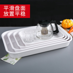 Bandejas de melamina para servir alimentos estofados, platos fríos, brochetas, uso comercial, color sólido XYM20117 - Product Image 3