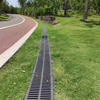 Haute qualité moderne PVC gouttière en plastique Surface canal de Drainage d'eau grille pour jardin hôtels Construction bâtiment