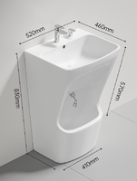 Nouveau design – Lavabo en céramique pour salle de bain, lavabo pour les mains et les pieds, lavabo Wudu de petite taille, évier d'ablution musulman – Vente en gros