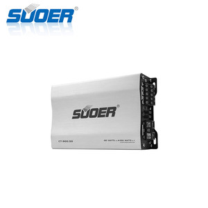 Amplificateur de puissance de voiture 5 canaux Suoer CT-900.5D-U 3000 Watts, classe D, pleine bande, avec filtres de croisement - Product Image 1