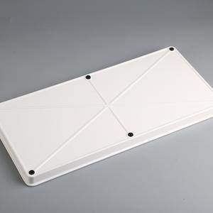 Bandeja Rectangular con Patrón de Mármol, Diseño Moderno de Plástico, Bandeja Decorativa para Mesa de Comedor, Apta para Lavavajillas, Libre de BPA - Product Image 6