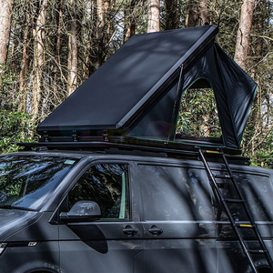Rooftop Tent With Solar Panel Hard Shell Aluminum Roof Top Tent 4-Season Off-Grid Camping Roof Tent For Overland Travel - Product Image 5