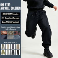 Jean délavé homme gris foncé, taille élastique, coupe ample, poches plaquées, bas de jambe élastiques, cordon de serrage