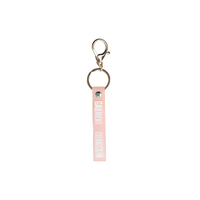 Porte-clés en tissu gaufré personnalisé, cadeau promotionnel, porte-clés personnalisé, résistant, écologique, en polyester, porte-clés tendance