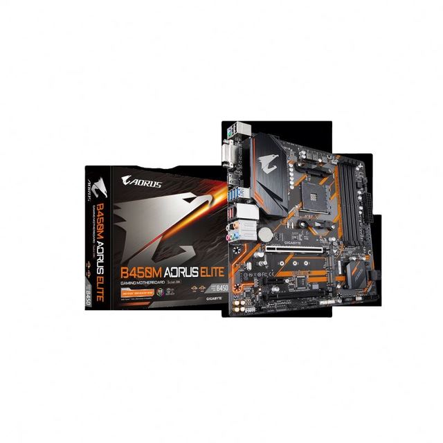 Gigabyte AMD B450M ELITE   DDR4 AM4 Socket Top Best Selling Micro ATX Motherboard PCI Express 3.0 New SATA Hard for Desktop