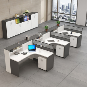 Sang Trọng Văn Phòng <span class=keywords><strong>L</strong></span>àm Việc Dsek <span class=keywords><strong>L</strong></span> Hình Bằng Gỗ Bàn Văn Phòng Và Ghế Đặt Nội Thất Văn Phòng Thiết Kế Hiện Đại Máy Tính Văn Phòng Kinh Doanh Bàn - Product Image 5