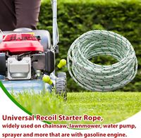 Cordon de démarrage en nylon tressé pour tronçonneuse, pièce détachée pour outils de jardin