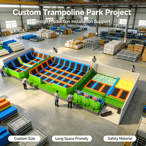 Equipo de Parque de Trampolines de Diseño Personalizado Gratuito, Parque Infantil Comercial Interior, Centro de Juegos, Parque de Trampolines para Niños - Product Image 6