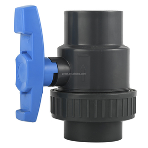 1/2 pouces PN10 PN16 vanne de régulation de pression double vanne union pvc PP vanne à boisseau sphérique de compression et accessoires pour l'irrigation - Product Image 3