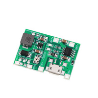 Module Boost/Buck 2A 3.7-9V vers 5V, tension réglable pour batterie Li-ion 18650, charge et décharge intégrées