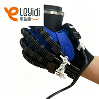 Gant de rééducation robotique électrique Leyidi pour la main, pour AVC, hémiplégie, rééducation des doigts, avec miroir, certifié CE, rechargeable par USB