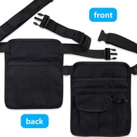 Tablier de serveur pochette de taille sac d'argent utilitaire tablier de service de travail pour hôtel Bar toile Restaurant serveur sac de taille