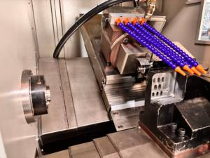 HS เตียงแบนราบแบบแก๊งเครื่องกลึงซีเอ็นซีขนาดเล็กความแม่นยำสูงใน HS-25A พร้อมแกนหมุนเดี่ยวแบบแนวนอน - Product Image 2