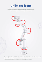 Bras robotique collaboratif LM3 à 6 axes, charge utile de 3 kg, portée de 638 mm, cobot pour l'assemblage, la manutention, l'éducation, robot industriel léger, IP54