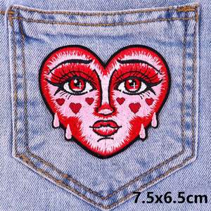 Patch brodé personnalisé style punk/horreur, thermocollant ou à coudre, pour vêtements et décoration DIY – Prix usine - Product Image 6