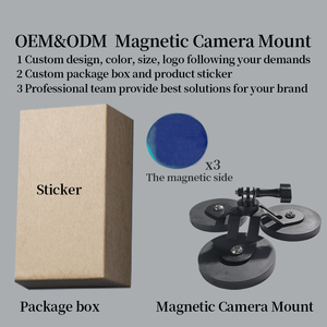 Kit de montage de caméra à aimant fort de marque Build-You-Own pour accessoire de base magnétique GoPro pour caméra GoPro - Product Image 2