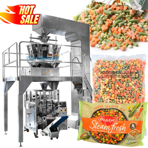 Máquina Automática para Empacar Vegetales Congelados en Bolsas, Máquina para Empacar Guisantes Verdes, Granos de Maíz, Zanahorias en Cubos y Brócoli - Product Image 1