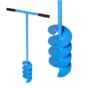 Tarière <span class=keywords><strong>manuel</strong></span> de jardin en acier inoxydable 304, pour creuser la terre, à faire soi-même - Product Image 1