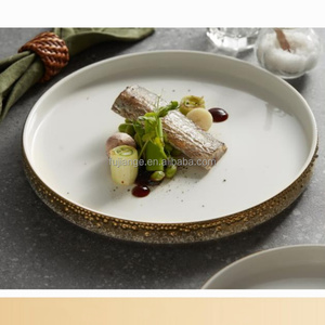 Koreanisches Design Rustikale Porzellanplatte für Hochzeiten Japanische Sushi-Teller Weiße Edle Geschirr-Kollektion Keramikplatte Rechteckig - Product Image 4