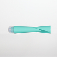Flacon roll-on rechargeable pour crème contour des yeux en plastique PETG premium, 12 ml, forme unique, facile à utiliser, avec couleur et logo personnalisables