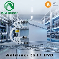 Antminer S21+ Hyd 358T 5370W Asic Miner S21+ Hydro BTC Mining Machines Hydro Asic Miner Computer Data Processor Stock 15j/T
