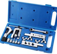 Thorstone Kit d'outils de sertissage et d'emboutissage double et simple pour bricolage, construction métal/plastique, emballage en boîte plastique, garantie 1 an