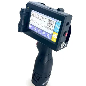 OEM Portátil Leve Secagem Rápida Hand held Número do Lote Handheld Inkjet Printer Expiração Data Coder Machine Em Saco De Plástico