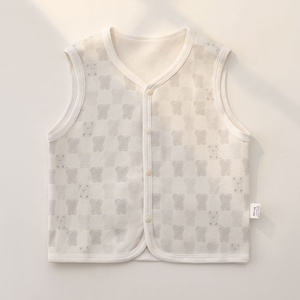 Gilet Bébé Printemps Automne Hiver – Manteau <span class=keywords><strong>sans</strong></span> Manches en Coton Pur Doux pour Enfants – <span class=keywords><strong>Veste</strong></span> <span class=keywords><strong>sans</strong></span> Manches pour Garçons et Filles – Nouveau-né - Product Image 3