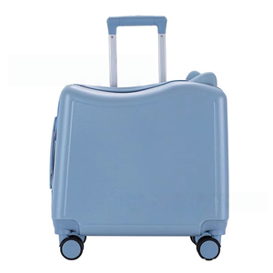 <span class=keywords><strong>Petite</strong></span> <span class=keywords><strong>valise</strong></span> de voyage unisexe en aluminium et PVC de 18 pouces avec roues pivotantes pour garçons et filles de 12 ans - Product Image 2