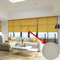 Tissu d'intimité écologique, tissu d'écran dimensionnellement stable pour stores enrouleurs d'intérieur d'appartement