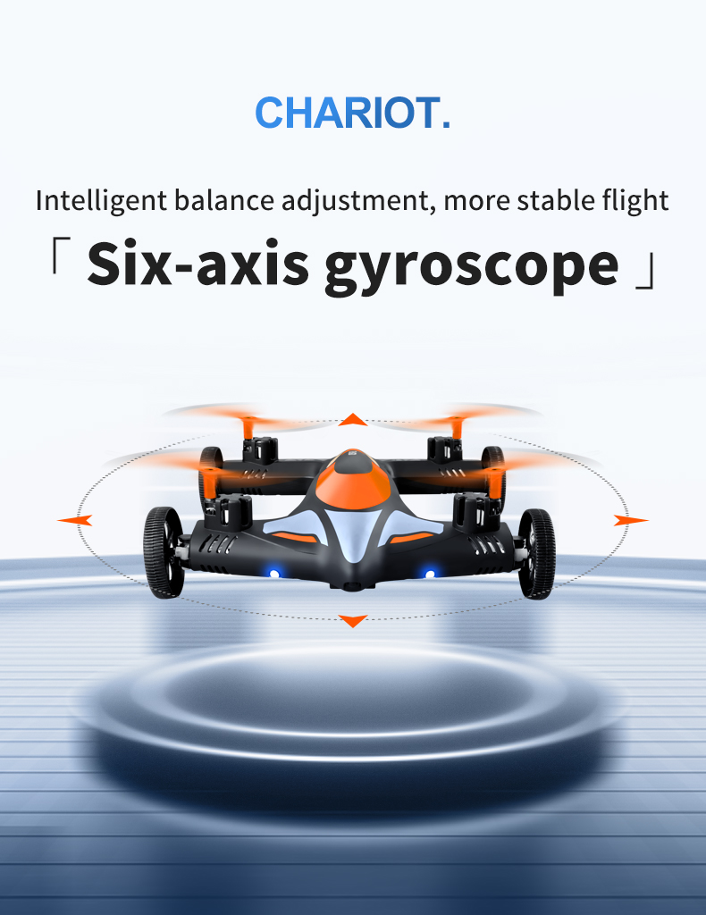 Remote Control Air-Ground Flying Cars Mini Dron 4K Hd Camera Aerial Photography RC Drone Quadcopter Children's Toy Gift