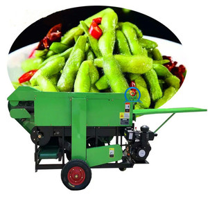 Machine de cueillette d'edamame en promotion / Machine de cueillette de gousses de soja vertes haute capacité / Récolteuse de pois - Product Image 4