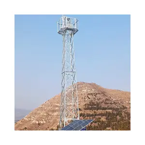 Torre di guardia angolare in acciaio zincato a caldo di alta qualità/torre in acciaio angolare/torre di monitoraggio