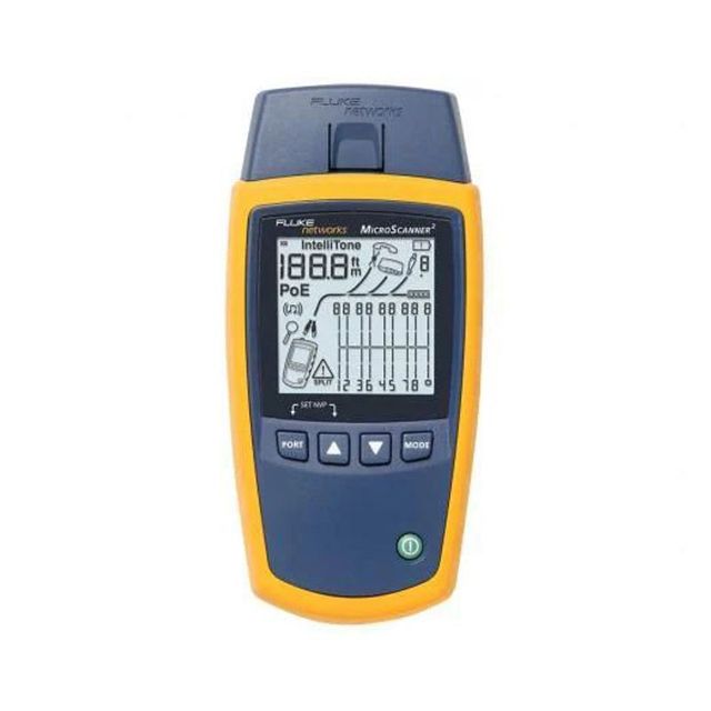 Fluke MS2-100 Industrial Ethernet Cable Tester 220V High Accuracy IP67 Protection 5W Power Efficient Digital Electronic
